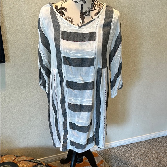 Cost Plus World Market Dresses & Skirts - World Market Striped Tunic Dress Coverup